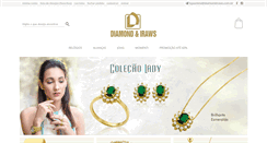 Desktop Screenshot of diamondiraws.com.br
